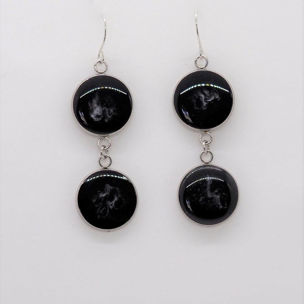Black Smoke Earrings